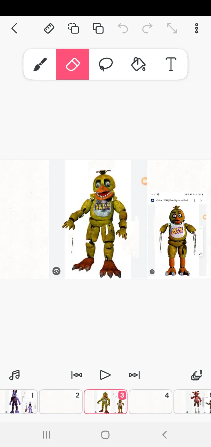 withered chica consertado