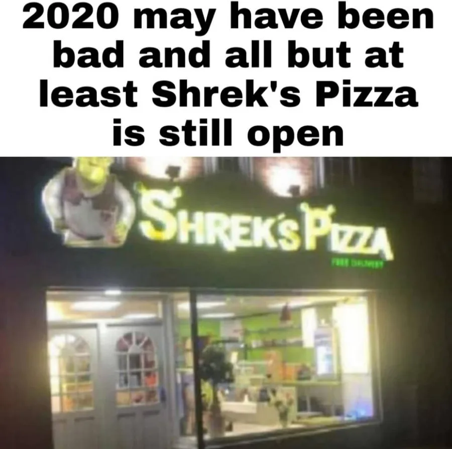 Shrek's pizza shop