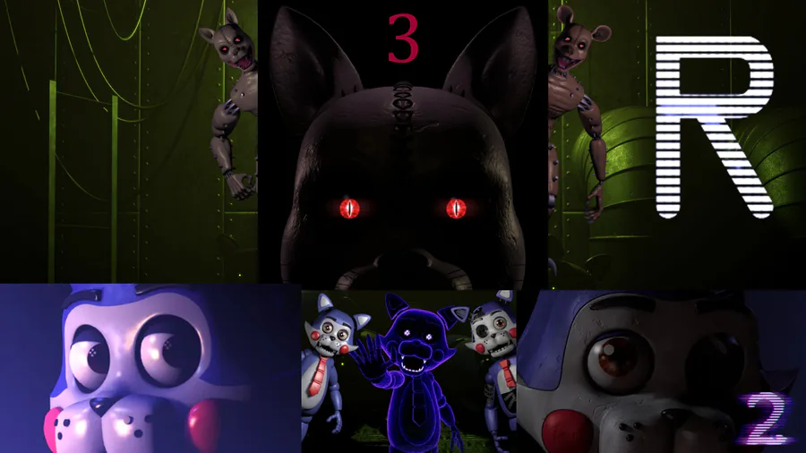 FIVE NIGHTS AT CANDY'S 2 ALL MINIGAMES 