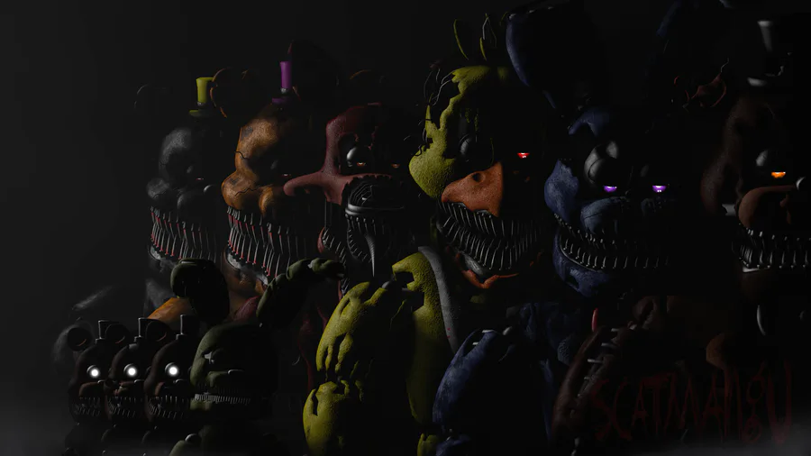 Jack-O-Glamrock Wilzy on Game Jolt: Fnaf: Nightmare Wallpaper