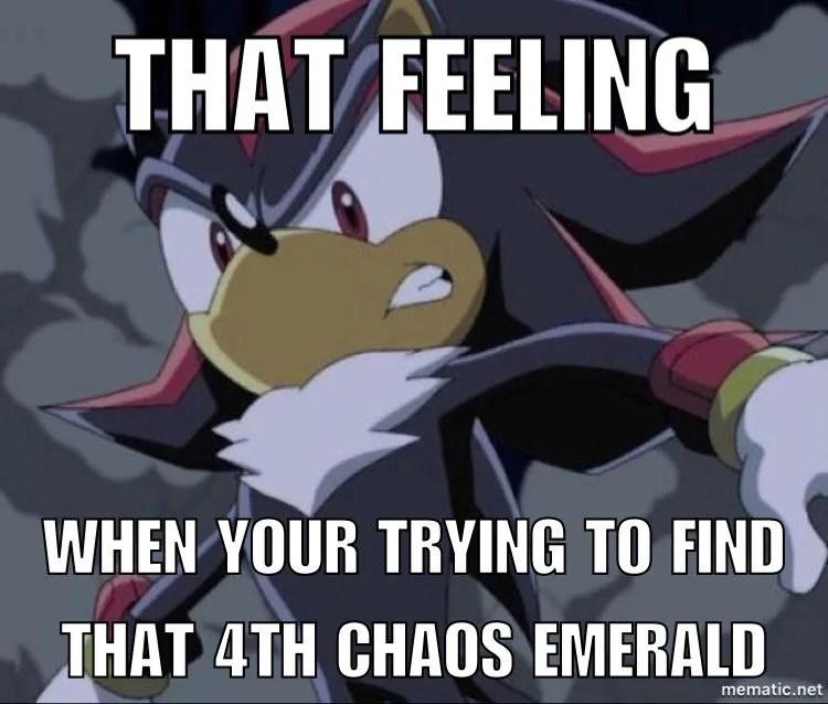 shadow the hedgehog1 is sick on Game Jolt: sonic meme of the day
