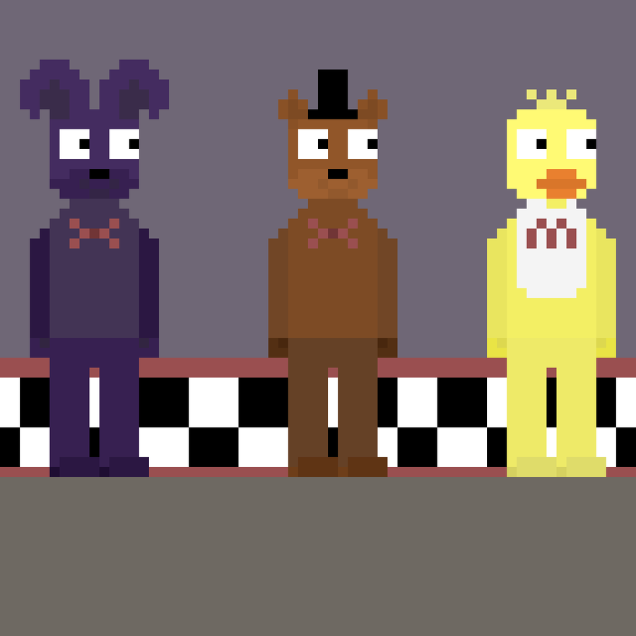 FNAF 4 animatronics Contest - Pixilart