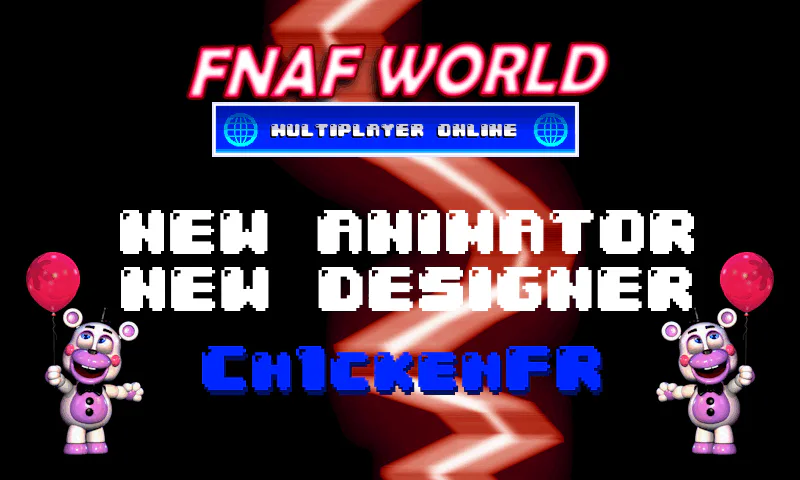 FNaF WORLD Multiplayer All 48 Characters Unlocked (All Animatronics) 