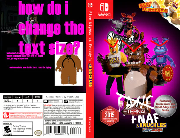 FNAF VR: Help Wanted  Fanmade Box-Art by Misterio1236 on DeviantArt