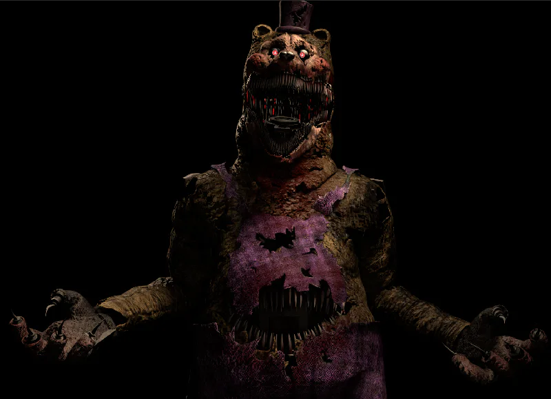 ArtyMik908GameJolt on Game Jolt: [SFM-FNAF] Nightmare Fredbear  #Joltober2023