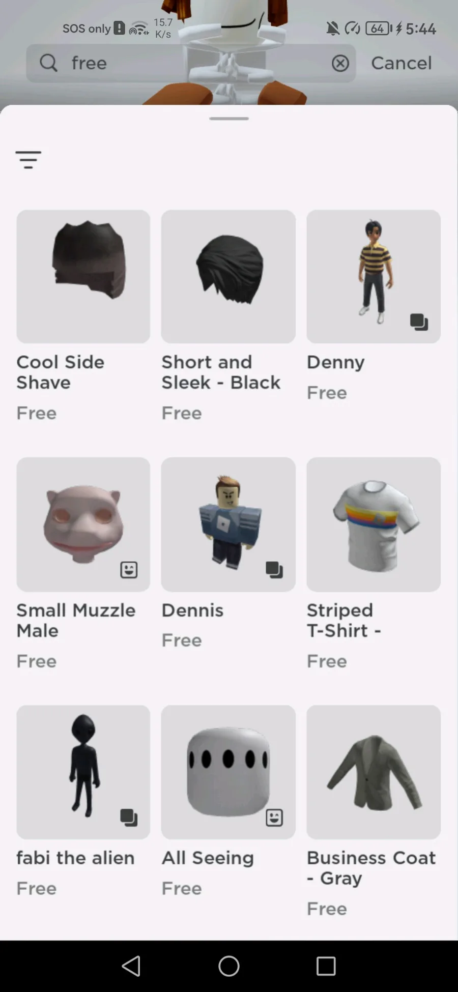 Roblox UGC Notifier on Game Jolt: New Free Package silly head