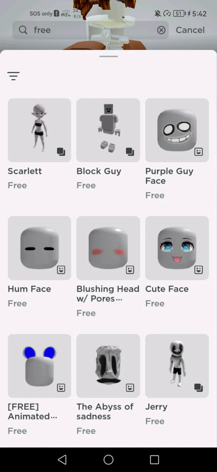 Hum Face - Roblox