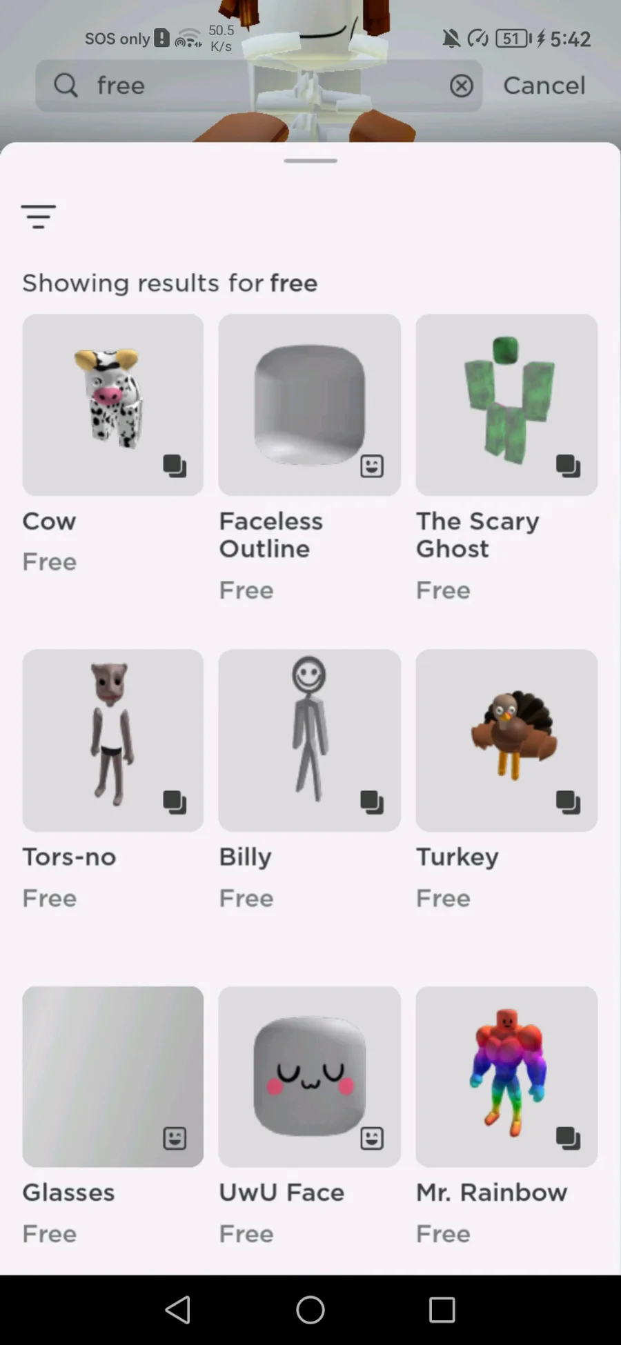 Faceless - Roblox