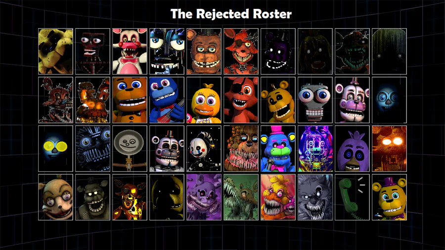 Fnaf Ucn Roster