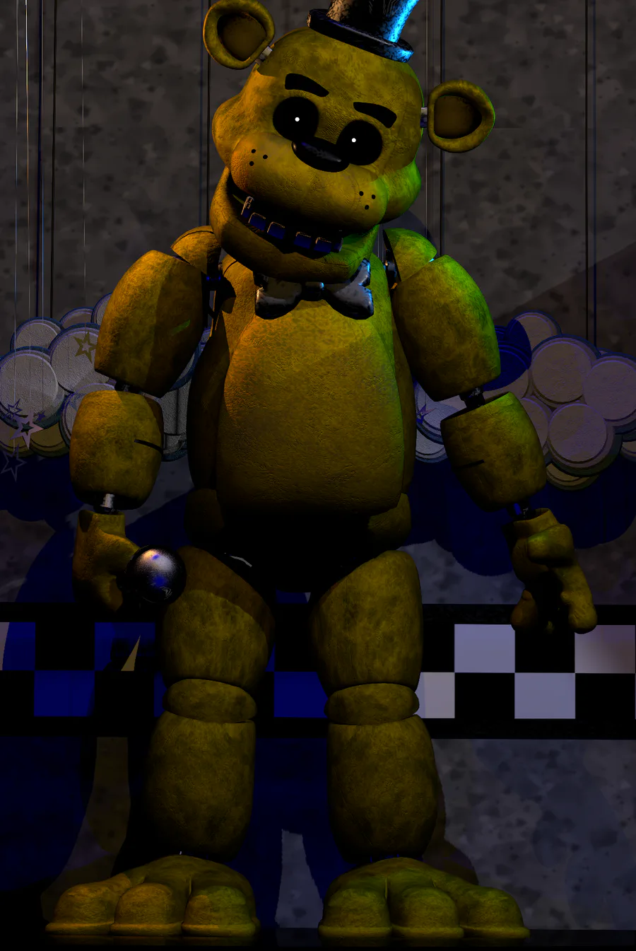 IMAGENS DE FIVE NIGHTS AT FREDDY'S - Golden Freddy fnaf (1)