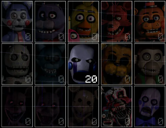 Five nights at Candy's Ultimate Custom Night (FNAF UCN MOD) by  3l-Porcionist4 - Game Jolt