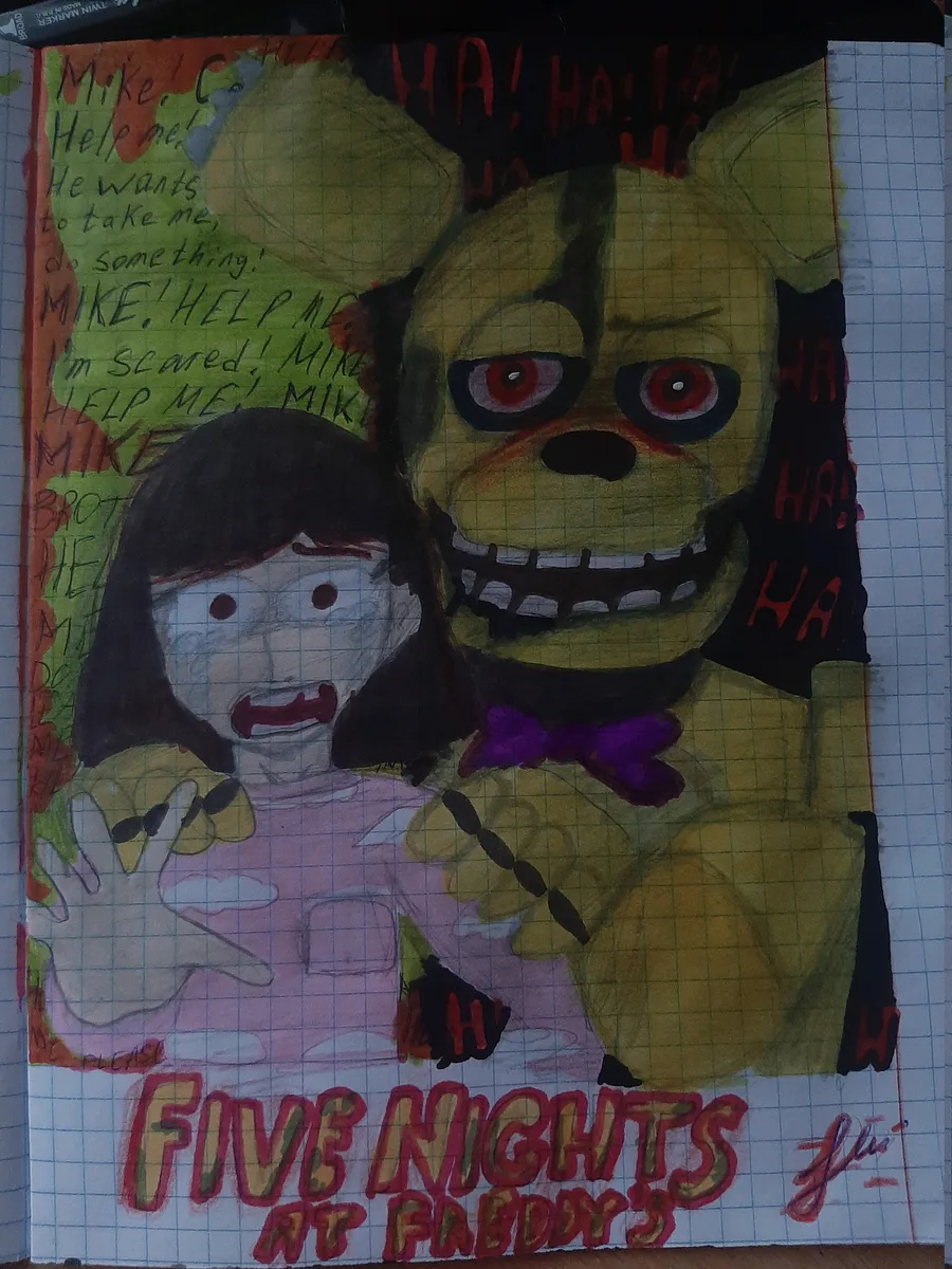 SpringTRAP_OFF_0 on Game Jolt: Abby and Springtrap(ART) Why not actually?)  This is what I want the