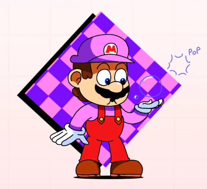 I'm super excited about Mario Wonder so I made this pixel art and