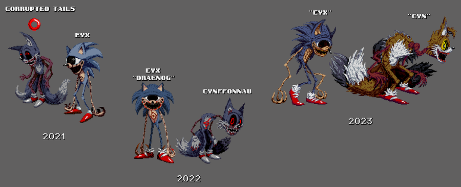 Sonic Eyx ( do jogo de terror Sonic the Hedgehog Editable Rom