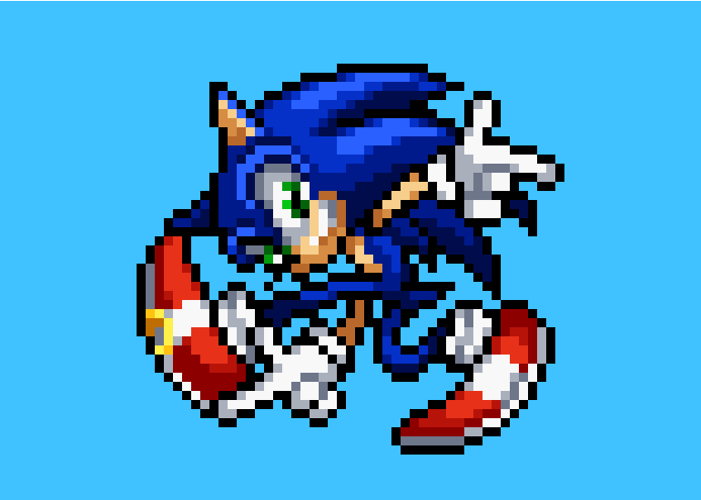 Pixilart - Sonic Sprite by Smash-Dreamcast