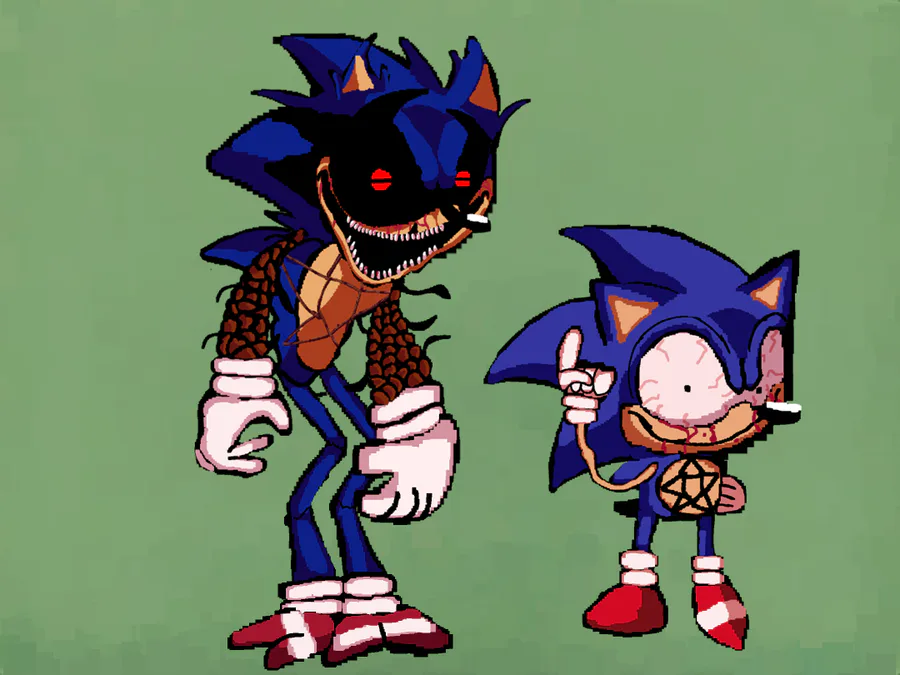 Sonic EXE 3.0  Anime, Cute drawings, Scary art