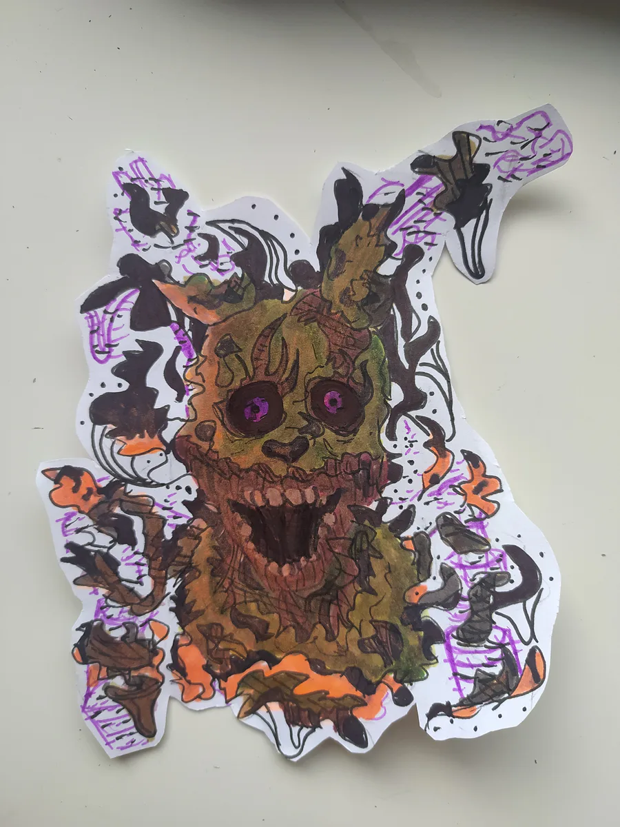 Five Nights At Freddy's Security Breach - THE MIMIC Sticker for