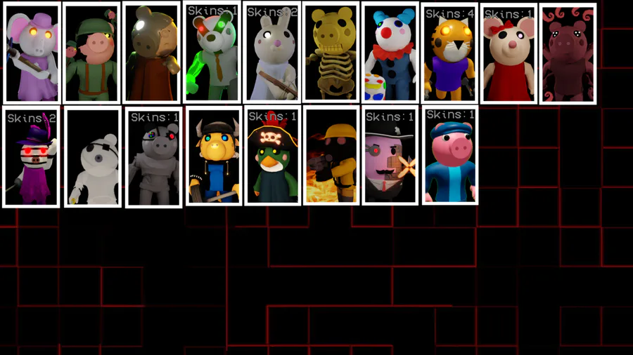 ROBLOX Piggy Skins (Up to Wave 2 Redesigns) Tier List (Community