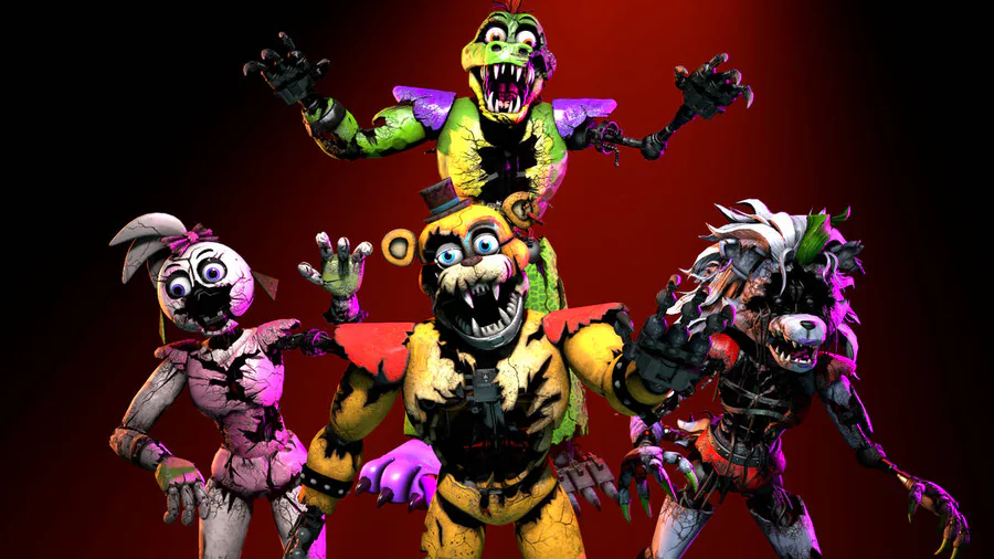 Jack-O-Glamrock Wilzy on Game Jolt: Fnaf: Nightmare Wallpaper