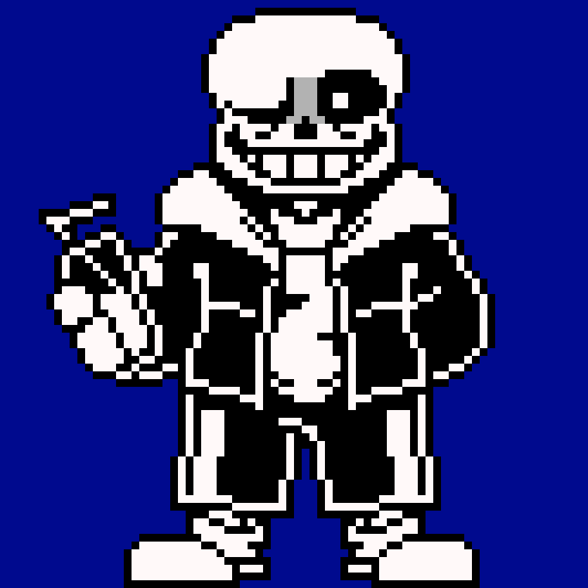 Sans Battle Sprite Redesign by TheIronScyther on DeviantArt, sans pixel art  battle 