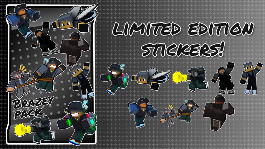 Stickers pack of all characters of Roblox doors game | Sticker