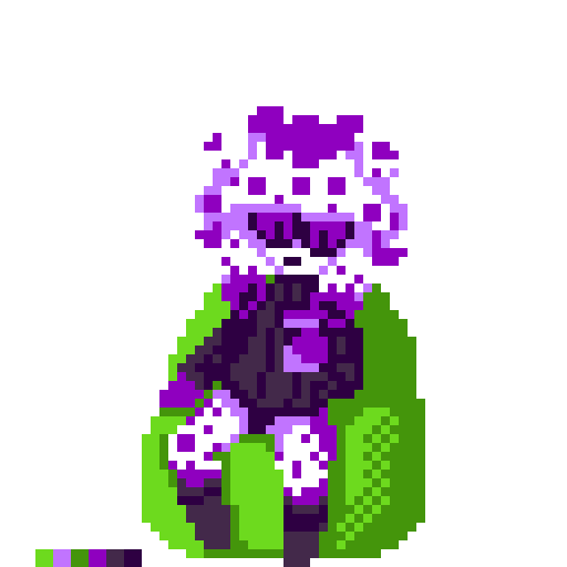 Sammy The Ampharos on Game Jolt: A 64x64 sprite of @ZeusSusie's character,  Gooper chilling on a bean