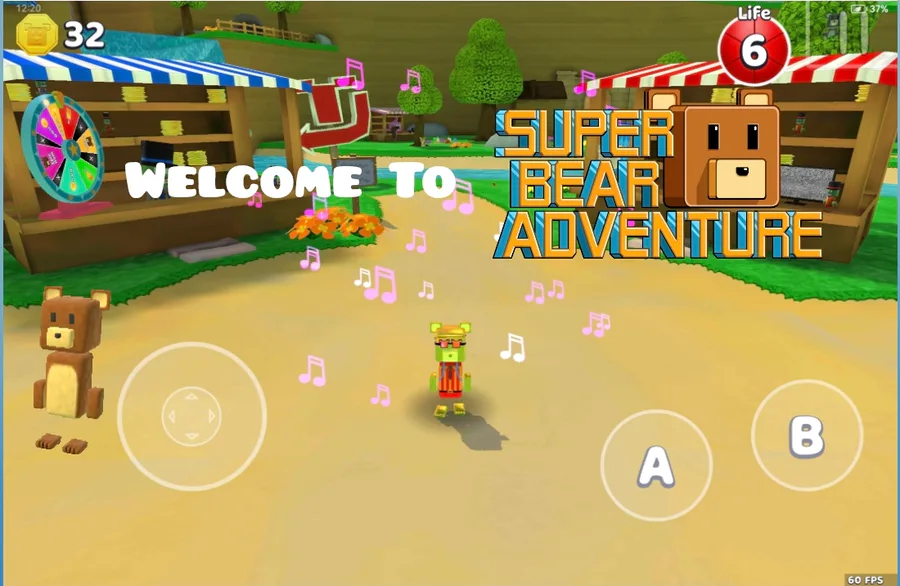 Welcome to super bear adventure - Roblox