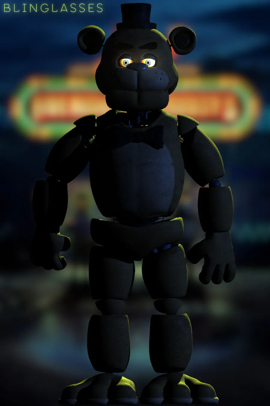 blinglasses on Game Jolt: Fnaf movie Freddy render (inspired by