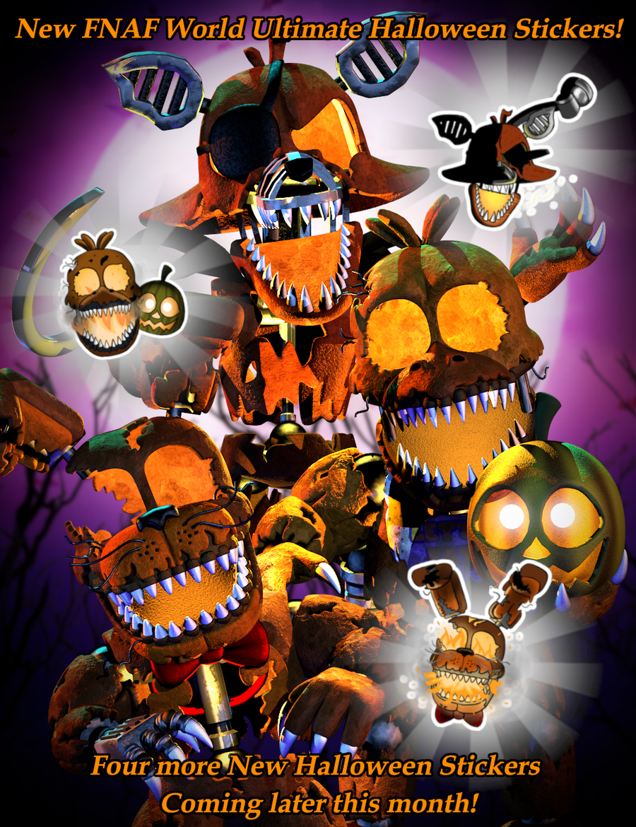 FNAF World Ultimate Gamejolt Stickers are now available! Place your - FNAF  World Ultimate by Legofnafboy2000