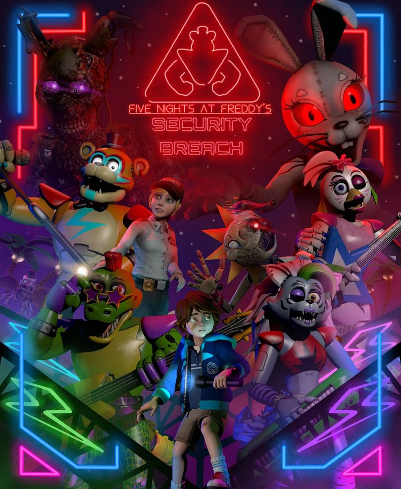 GrayHat - productions on Game Jolt: fnaf SB poster by me