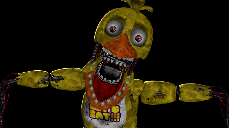 Withered Chica UCN Icon C4D Remake : r/fivenightsatfreddys