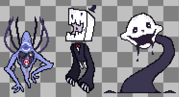 Slender-man Pixel Art : r/PixelArt