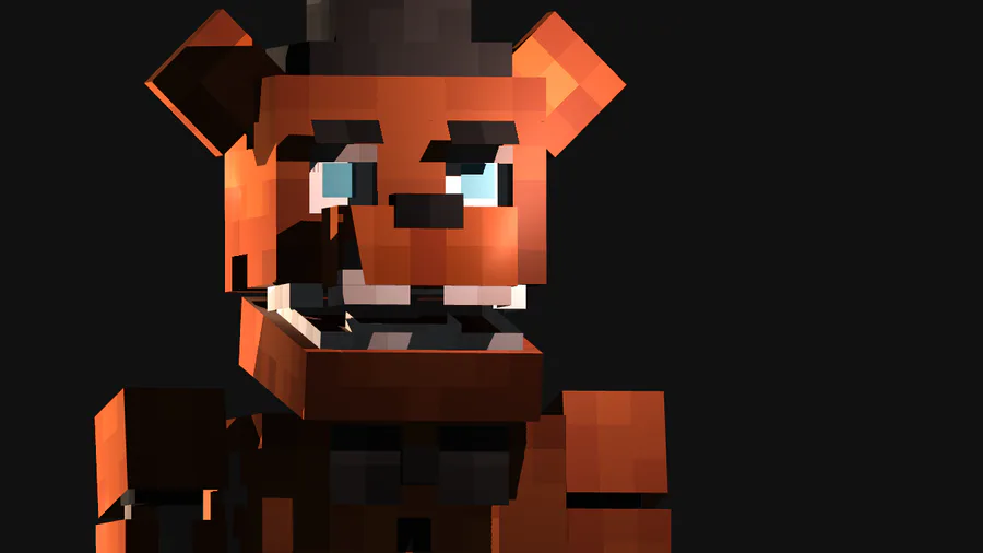 Withered Freddy Fazbear  FNaF 2 Series Minecraft Skin