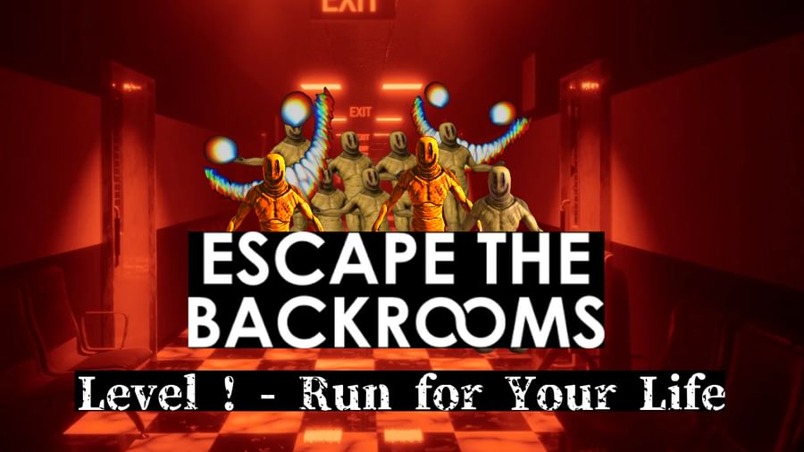 Backrooms level ! (RUN FOR YOUR LIFE) - Roblox