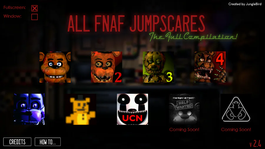 ALL JUMPSCARES Five Nights At Freddy's 1, 2, 3, 4 (FNAF, FNAF 2