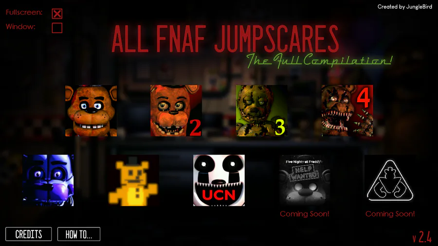 All Fnaf Jumpscares 1-4 — spēlēt online par brīvu Playhop