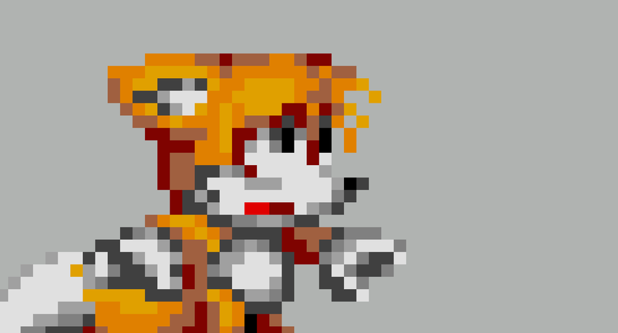 a sonic sprite (lol) by Spoopelia on Newgrounds