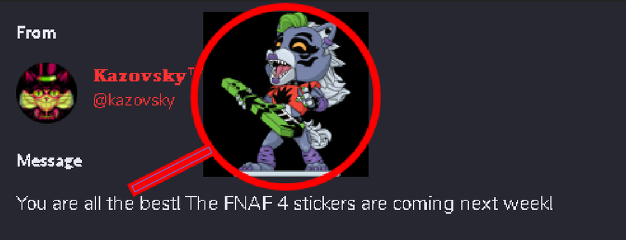 Five Nights At Freddy's Security Breach - THE MIMIC Sticker for