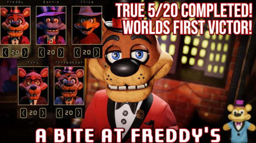 Five Nights at Freddy's 1 Ultra Custom Night by astaceres. - Game Jolt