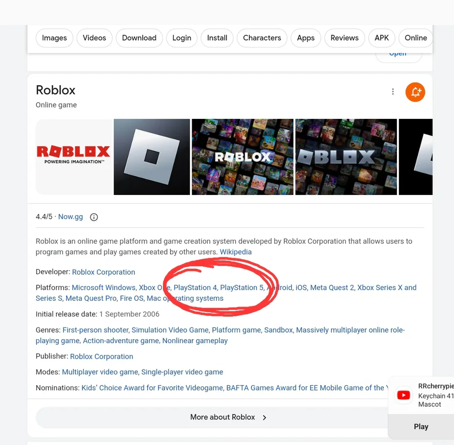 Roblox is coming to PS4 and PS5 next month : r/playstation