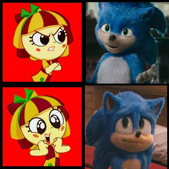 Sonic feio VS Sonic toy 