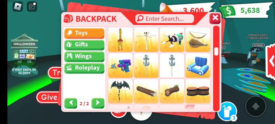 Griffin, Trade Roblox Adopt Me Items