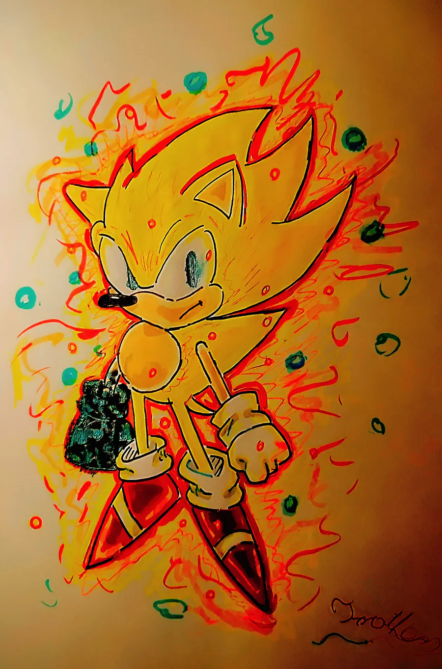 SUPER SONIC 2.0  Sonic, Sonic fan art, Classic sonic