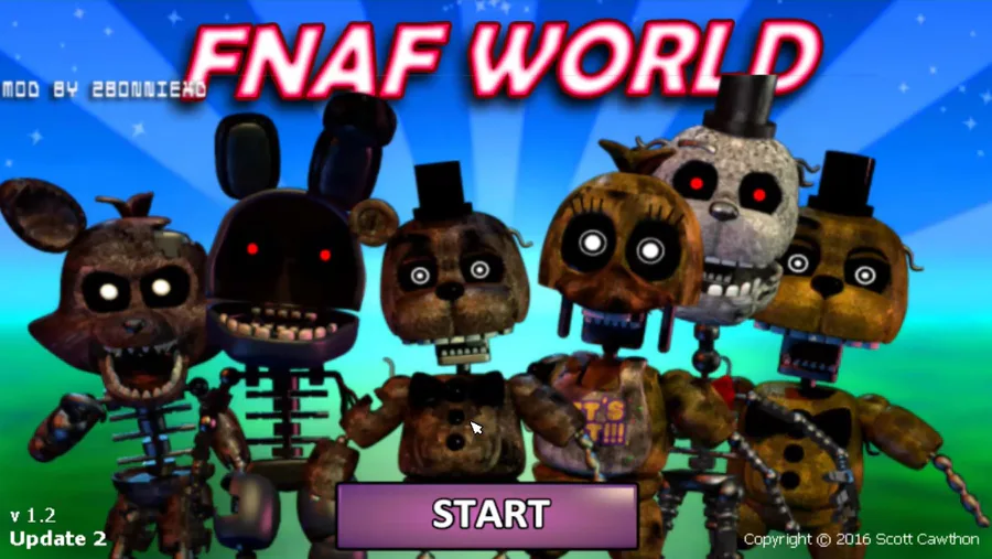 FNaF World - All Freddy Mods #FNaF 