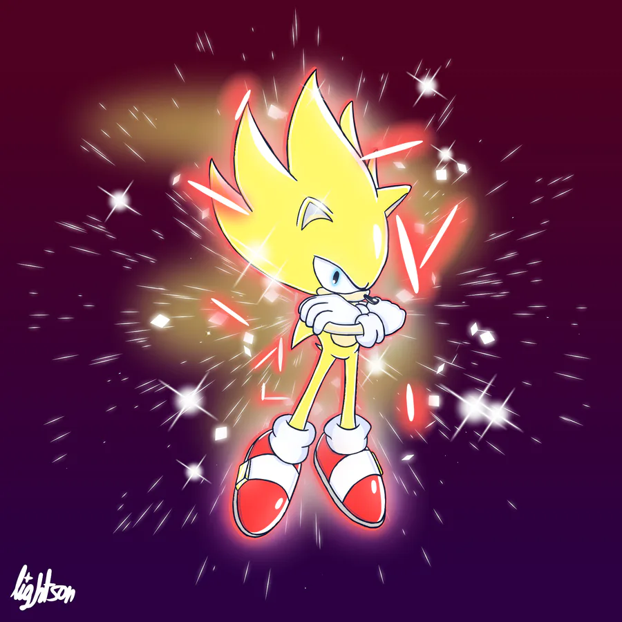 Super Sonic 2 Original Fan Art 