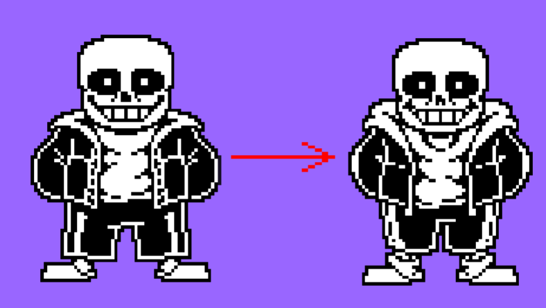 Pixilart - Underfell Sans Battle Sprite Animation by Storms-Games