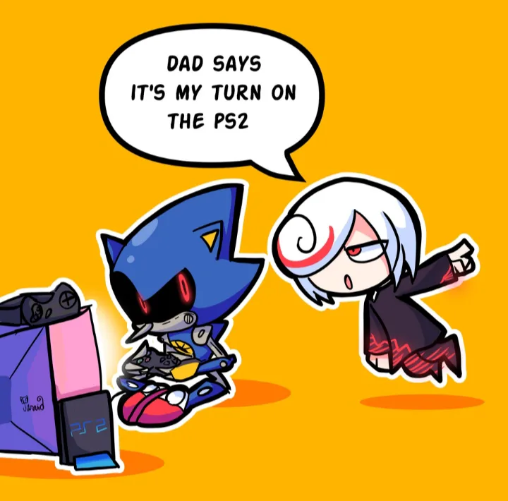 LSC 87 on Game Jolt: 🇺🇸: A comic of Sage and metal Sonic (NOT MINE)  🇪🇸:Un cómic de S