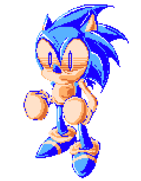 Pixilart - Sonic EYX by The-Bendy-One