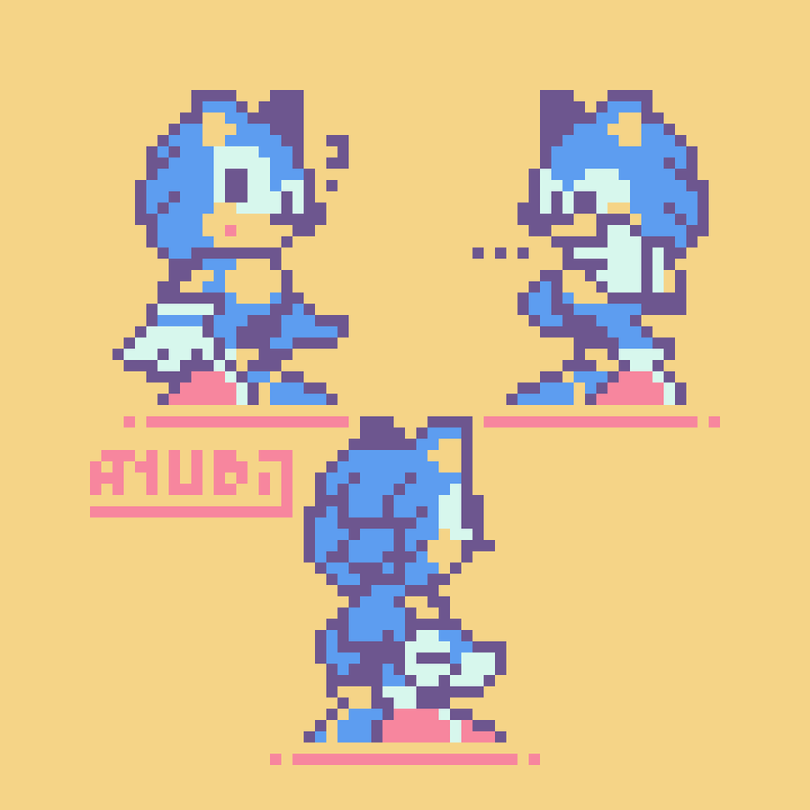 Pixel Fan Art by RetroGamer35 - Sega's Classic Sonic