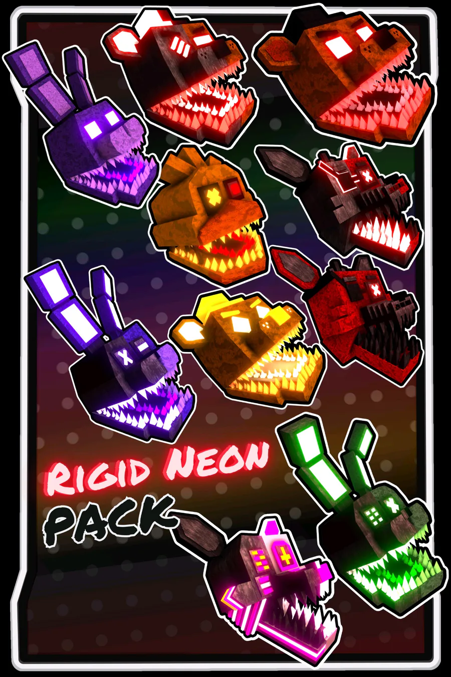 Some of the Five Nights at Freddy's stickers I've made. : r/sticker